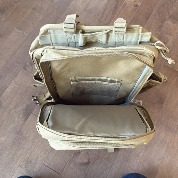 Tactical Tan Backpack - Picture 4 of 8